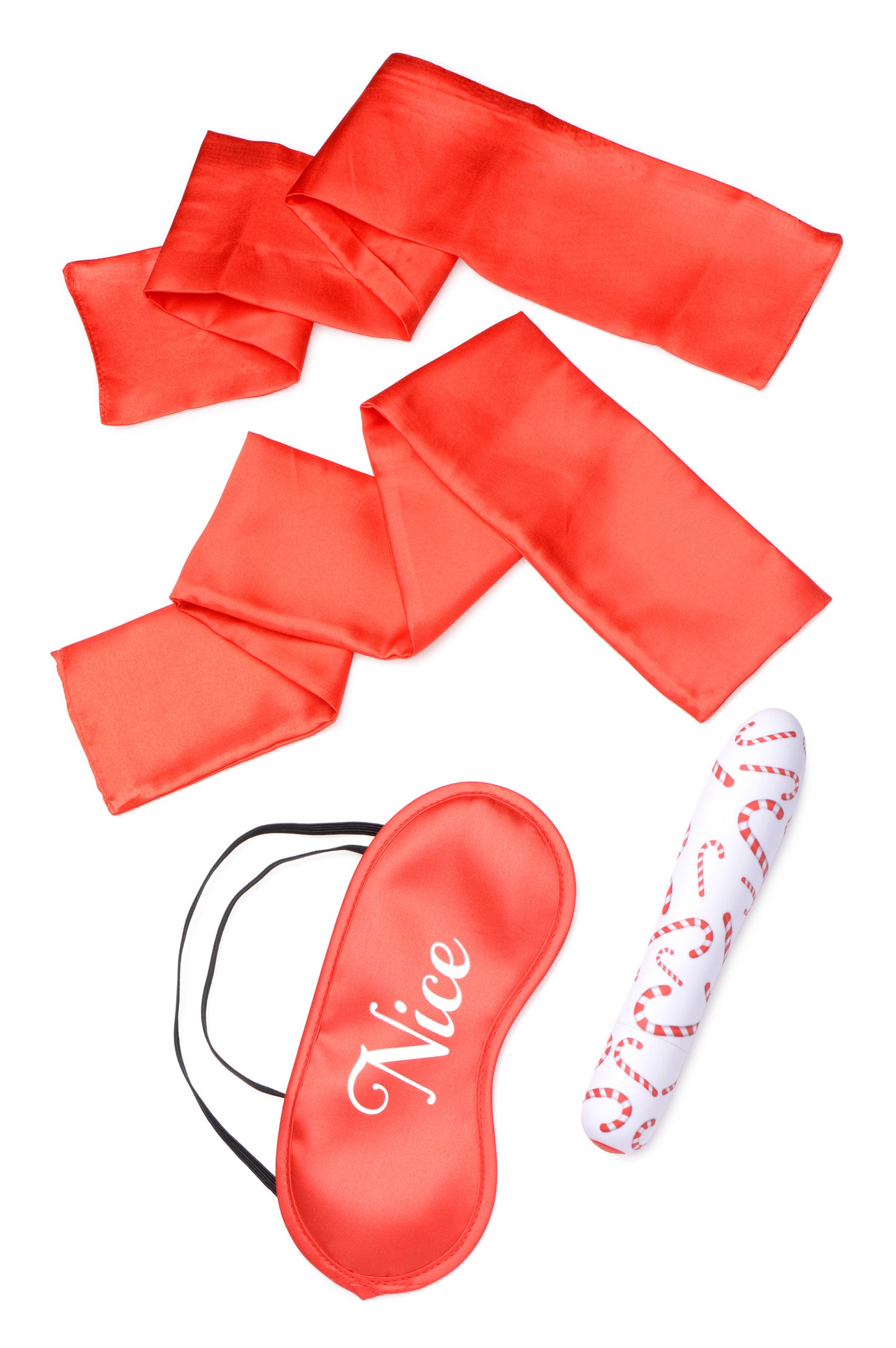 Bang - Naughty Holiday Kit - Wrist Ties XL Bullet and Blindfold BNG-AG581