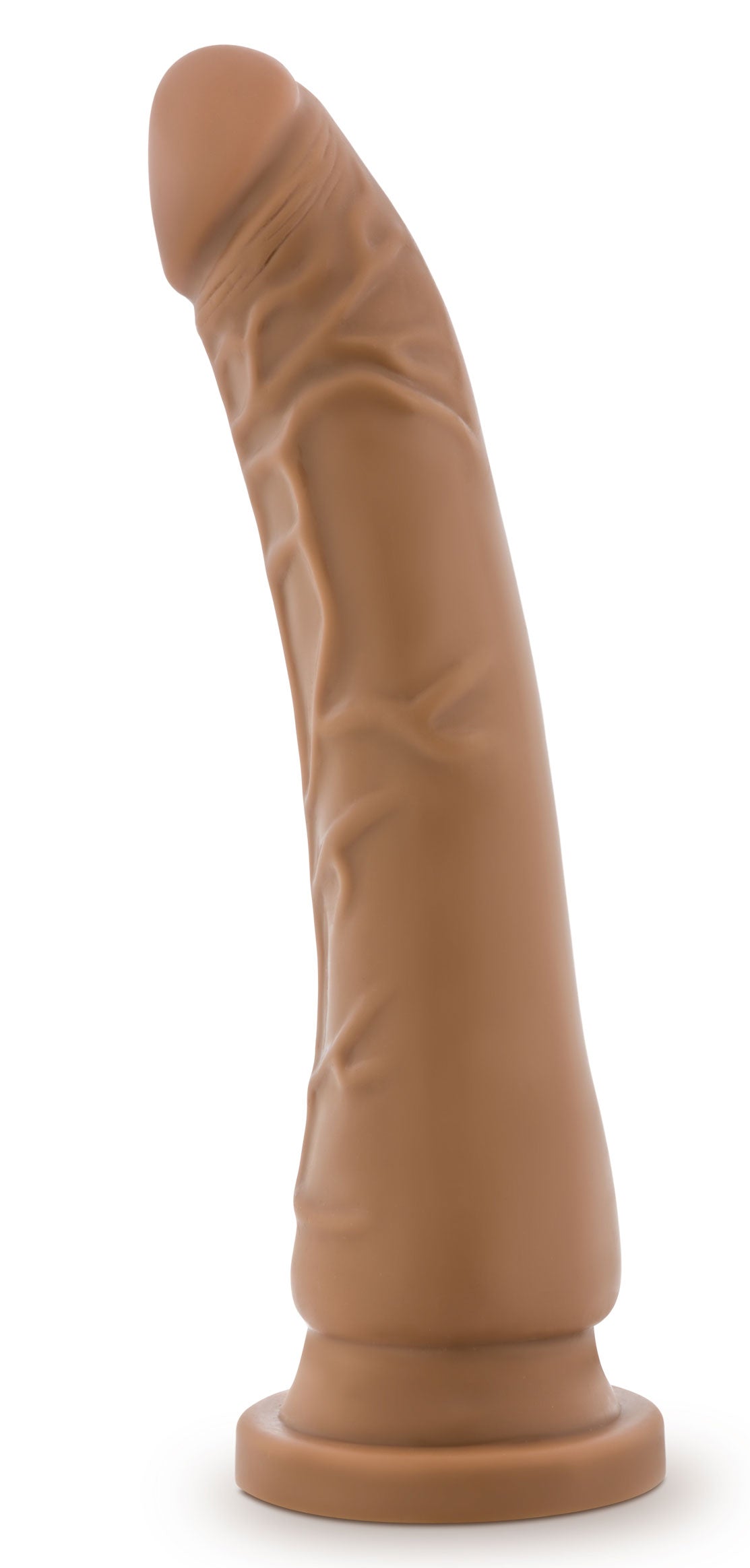 Dr. Skin Silicone - Dr. Noah - 8 Inch Dong With Suction Cup - Mocha BL-12267