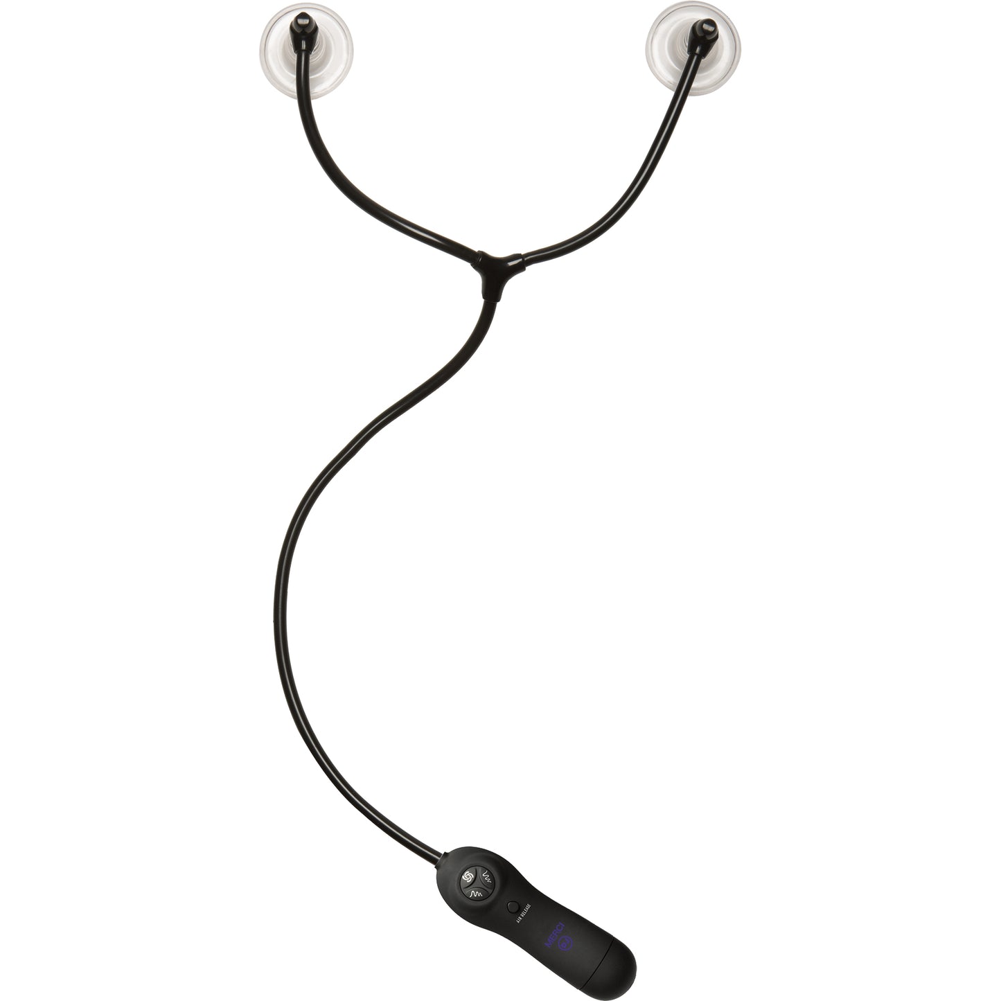 Merci - Swell - Auto Vibrating Nipple Sucker Cups - Black DJ2404-13-BX