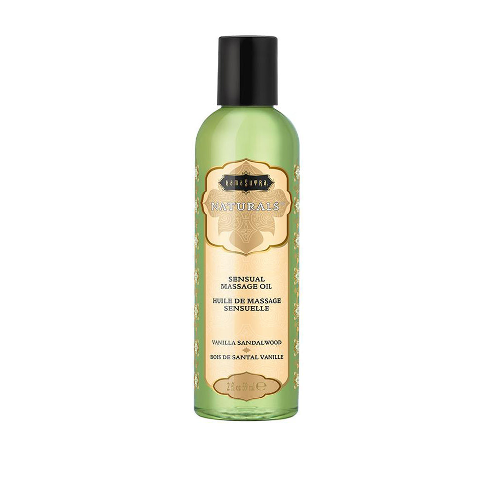 Naturals Massage Oil - Vanilla Sandalwood - 2 Fl Oz (59 ml) KS10284