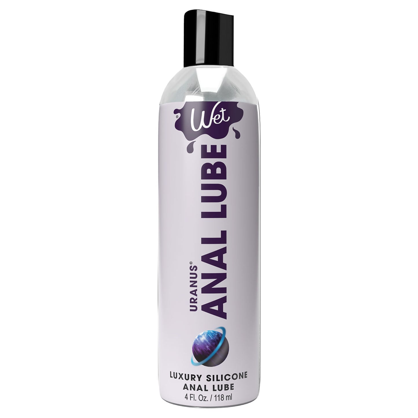 Wet Uranus Anal Lube - Premium Silicone Based Lubricant 4 Oz WT35009