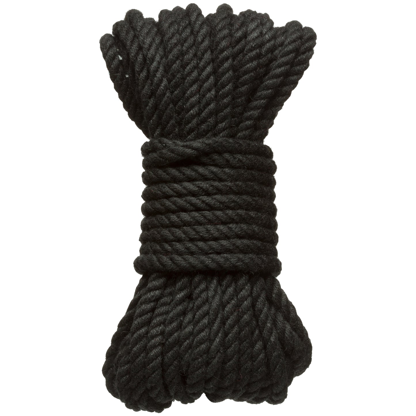 Merci - Bind and Tie - 6mm Hemp Bondage Rope - 30 Feet - Black DJ2404-38-BX