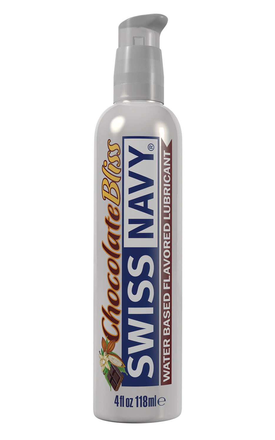 Swiss Navy Flavors Lubricant - Chocolate Bliss  4  Fl. Oz. MD-SNFCB4