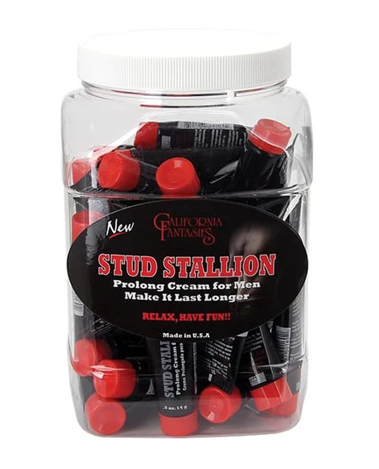 Stud Stallion -36 Count Bowl - 0.5 Oz. Tubes CF-STU-10D