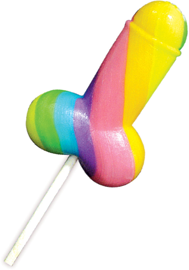 Display Rainbow Cock-Pop 12 Pieces HTP2161-D