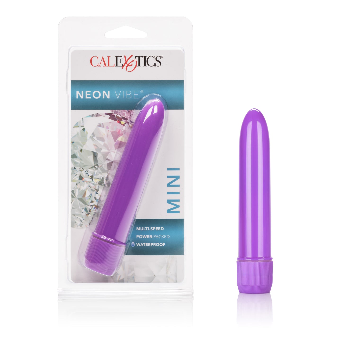 Mini Neon Multi-Speed Vibe 4.5 Inches - Purple SE0542142