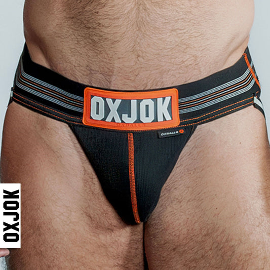 Slingjock Upthrust Slider-Strap Jock Black Iron -  Small OX-JOK-1000-BLK-S