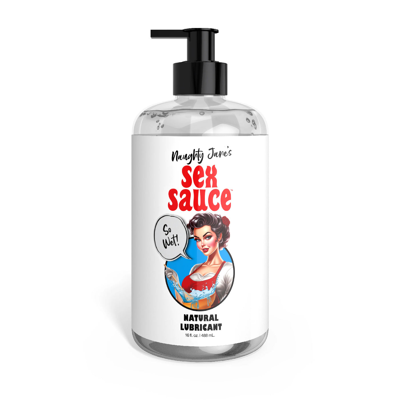 Naughty Jane's Sex Sauce Natural Lubricant 16oz NJ-AH396-16OZ