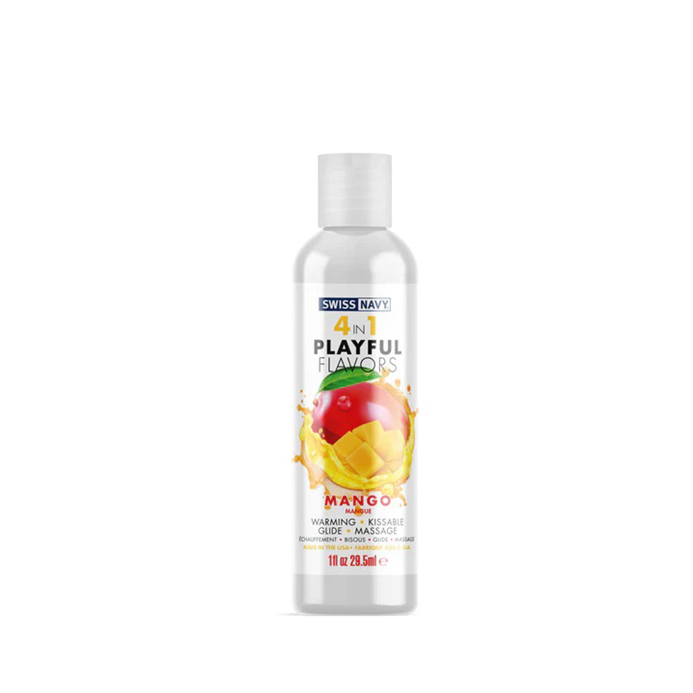 Swiss Navy 4-in-1 Playful Flavors - Mango 1 Oz MD-SN4N1FMG1