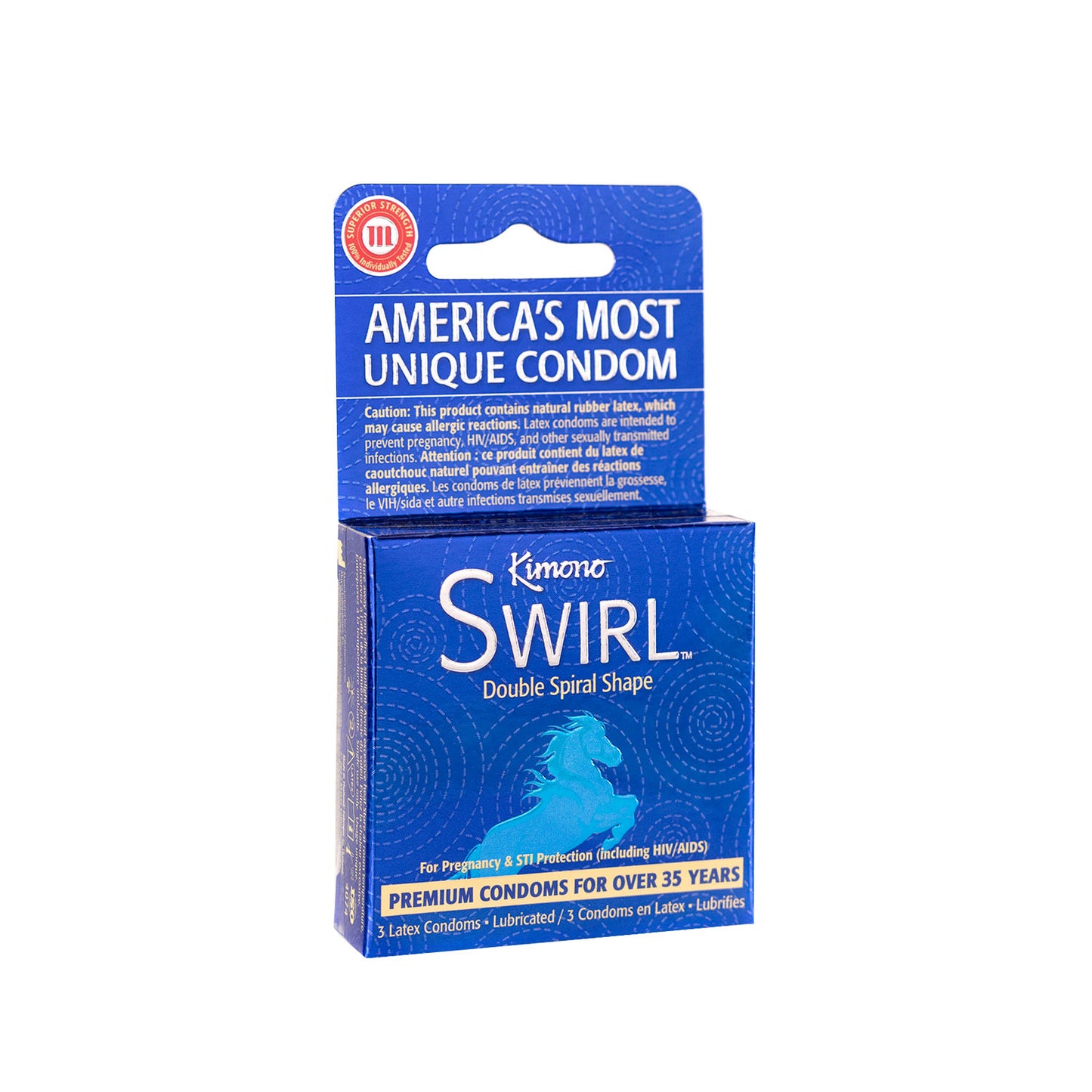 Kimono Swirl 3 Count Condoms PM3803