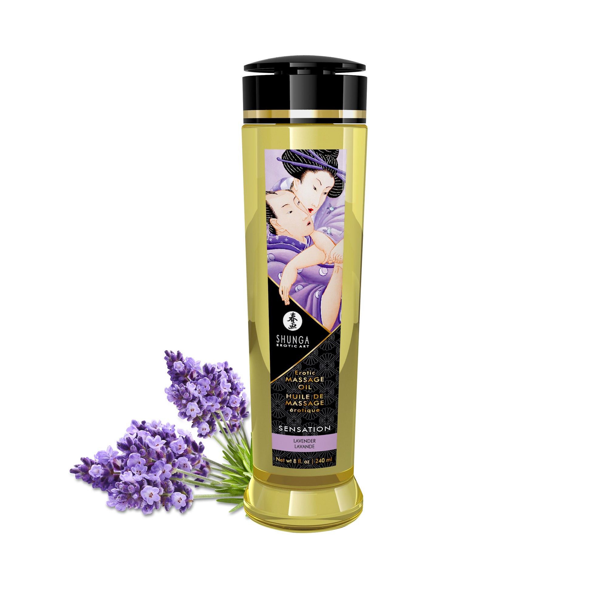 Massage Oils - Sensation - 8 Fl. Oz. Lavender SHU1206