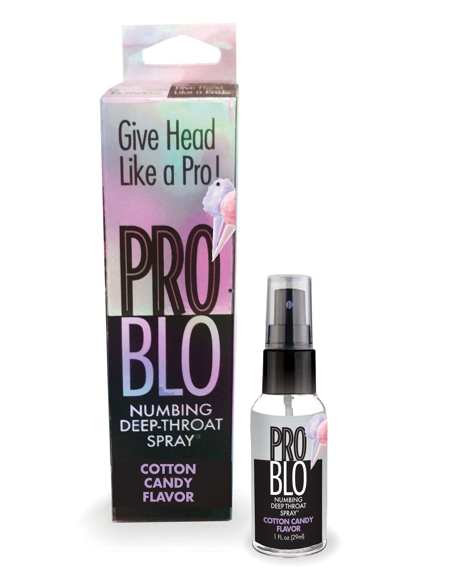 Pro Blo Throat Numbing Spray 1oz - Cotton Candy LG-BT525