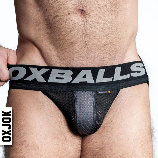 Airmesh Upthrust Slider-Strap Jock Tar Black Xl OX-JOK-1010-BLK-XL