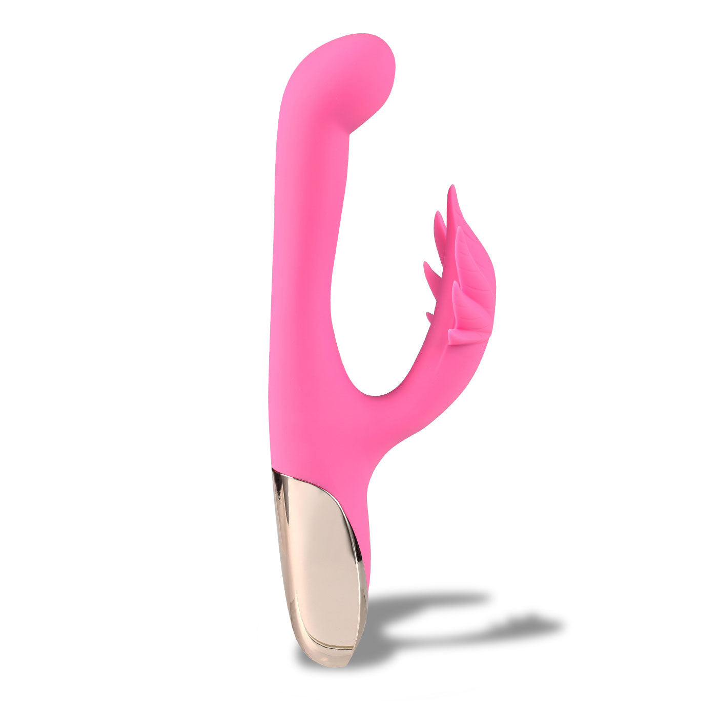 Maui 420 Series - Dual Motor G-Spot Pot Leaf - Rechargeable Vibrator - Pink MTMA2001LF