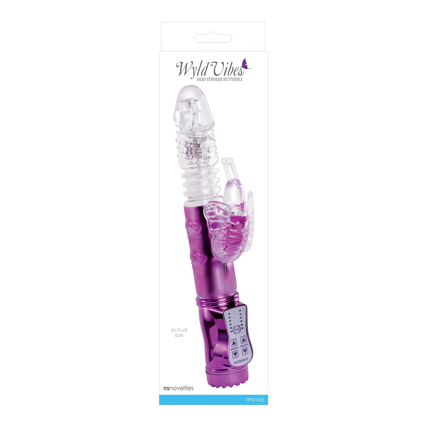 Wyld Vibes Deep Stroker Butterfly - Purple